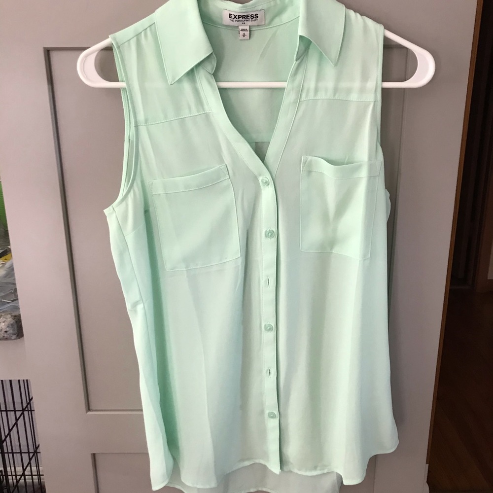 Express portofino sleeveless top